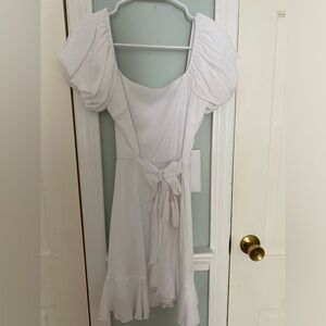 White tie dress size XXS